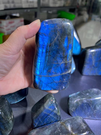 100g-3kg Natural Blue and Violet Moonstone Crystals
